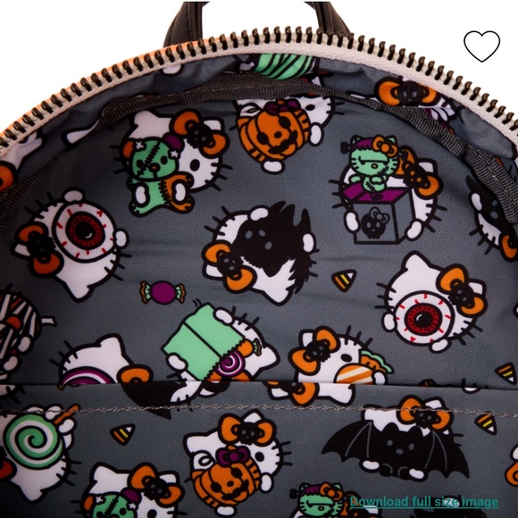 Loungefly - Sanrio Hello Killy Skeleton Costume Glow Mini Backpack - Picture 11 of 16